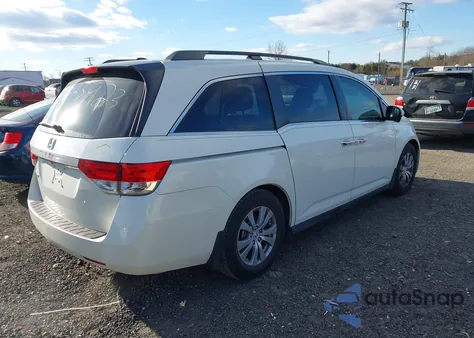 2017 Honda Odyssey Ex-L из США, поврежденный, VIN 5FNRL5H63HB001581